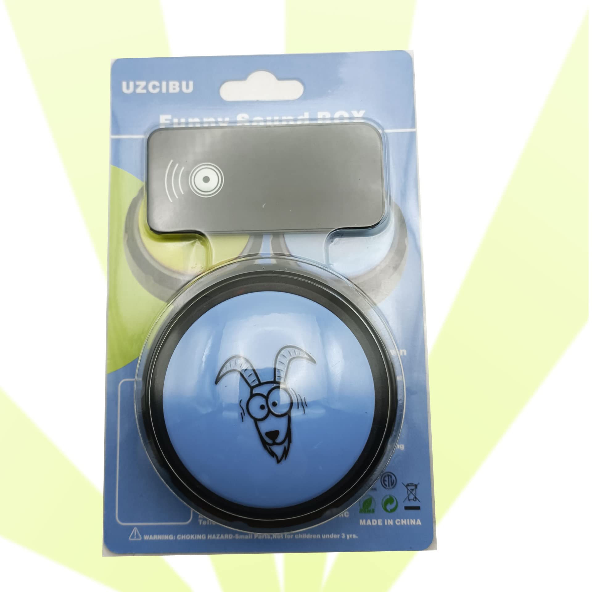 Funny Screaming Box Sound Machine - Prank Scaring Goat Button for Jokes & Gags | Perfect for Halloween Pranks, Office Humor & Party Gags