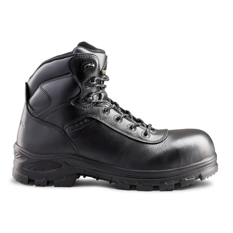 Terra Quinton Men's Composite Toe Hiker Work Boot - Waterproof Steel Toe Safety Shoes for Construction & Hiking - Black (Model 835265) - Ideal for Outdoor Work, Landscaping & Heavy Duty Jobs