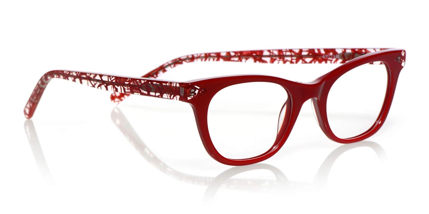 Eyebobs Florence Unisex Premium Reading Glasses for Men & Women - Stylish Cateye Frame Readers for Work, Reading & Computer Use