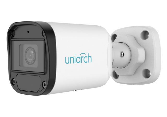Uniview IPC B122 APF28K 2MP Mini Fixed Bullet Network Camera with 2.8mm Lens - Ideal for Home Security, Office Surveillance, and Small Business Monitoring