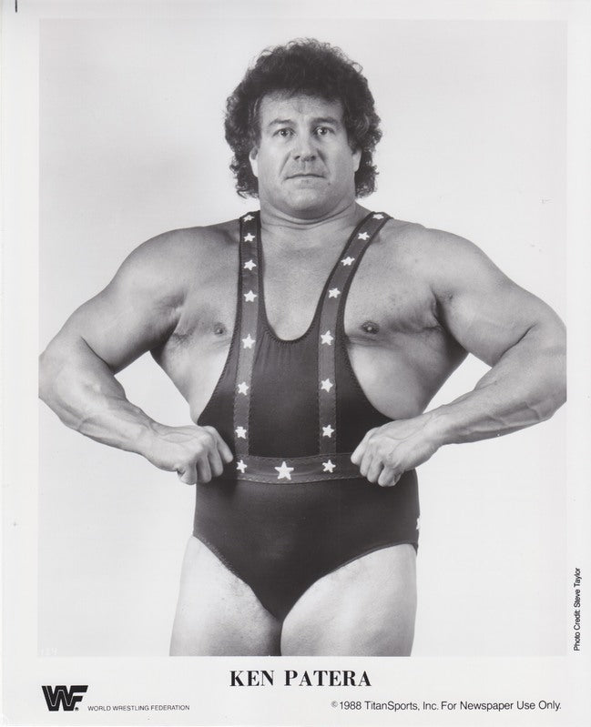 WWF Wrestling Collectible - 1988 Ken Patera Promo Photo - Vintage Wrestling Memorabilia for Fans & Collectors - Perfect for Display, Gifts & Wrestling Enthusiasts