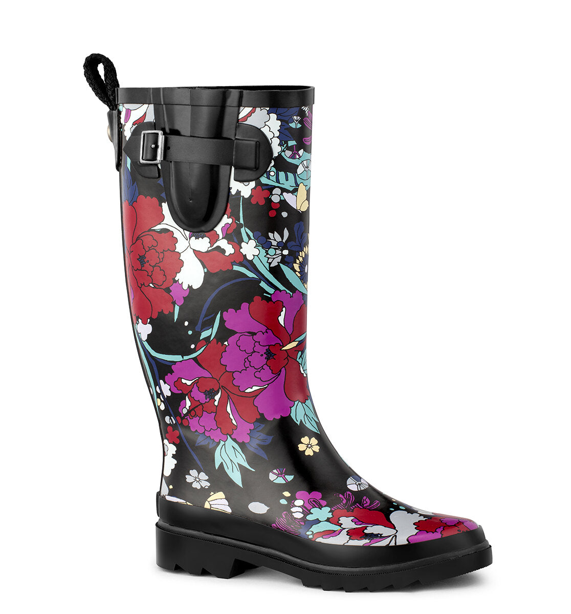 Rhythm Rain Boots for Women - Waterproof Rubber Rain Boots with Comfortable Cushioning - Perfect for Gardening, Hiking & Outdoor Activities
