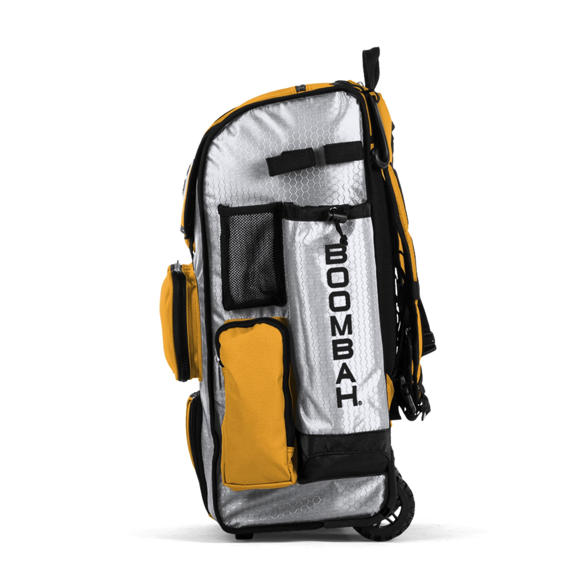 Boombah Superpack Hybrid Rolling Bat Bag - Wheeled & Backpack Style for Baseball & Softball Players | Perfect for Travel, Games & Practice