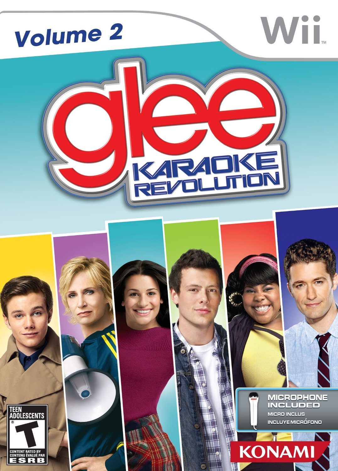 Karaoke Revolution Glee: Volume 2 Bundle for Nintendo Wii - Sing Along with Friends & Family at Parties & Game Nights
