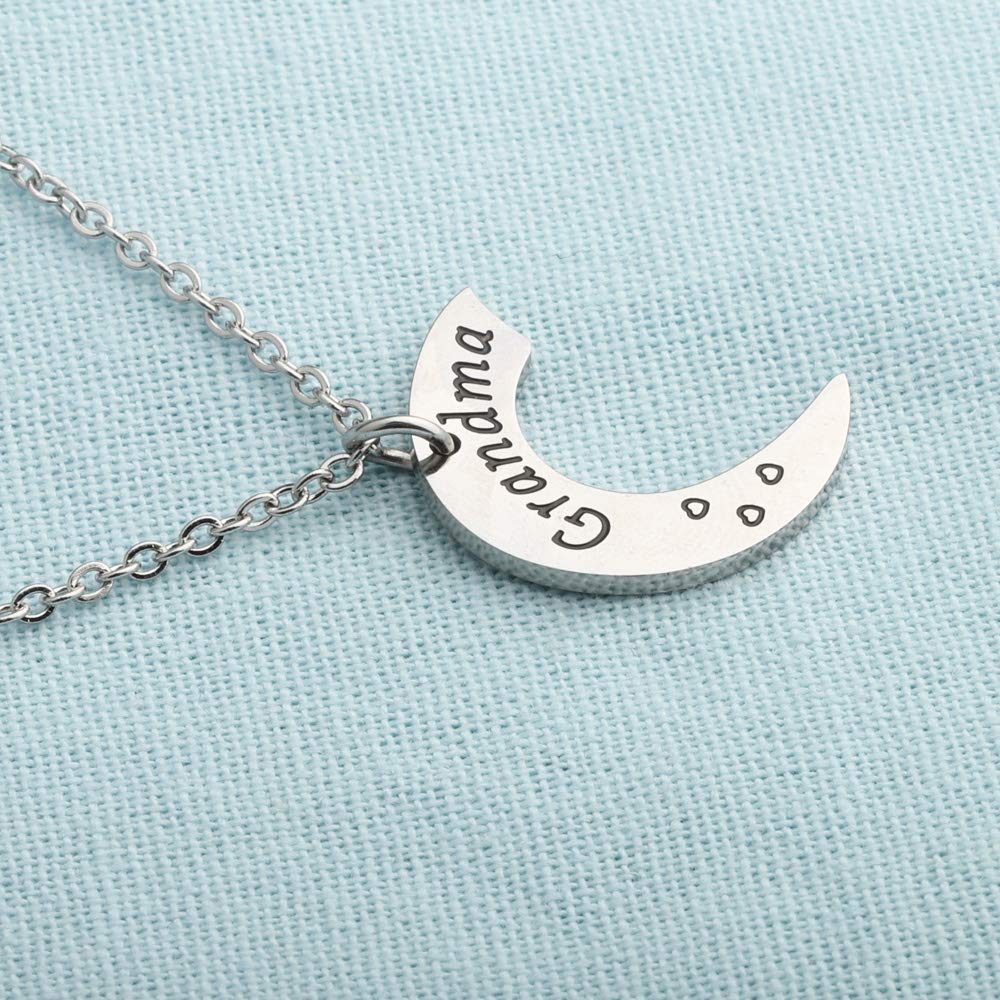BNQL Generations Necklace Set - Sterling Silver Grandmother Mother Daughter Pendant Jewelry Gift for Mom, Grandma | Perfect for Family Reunions, Mother's Day & Birthday Celebrations