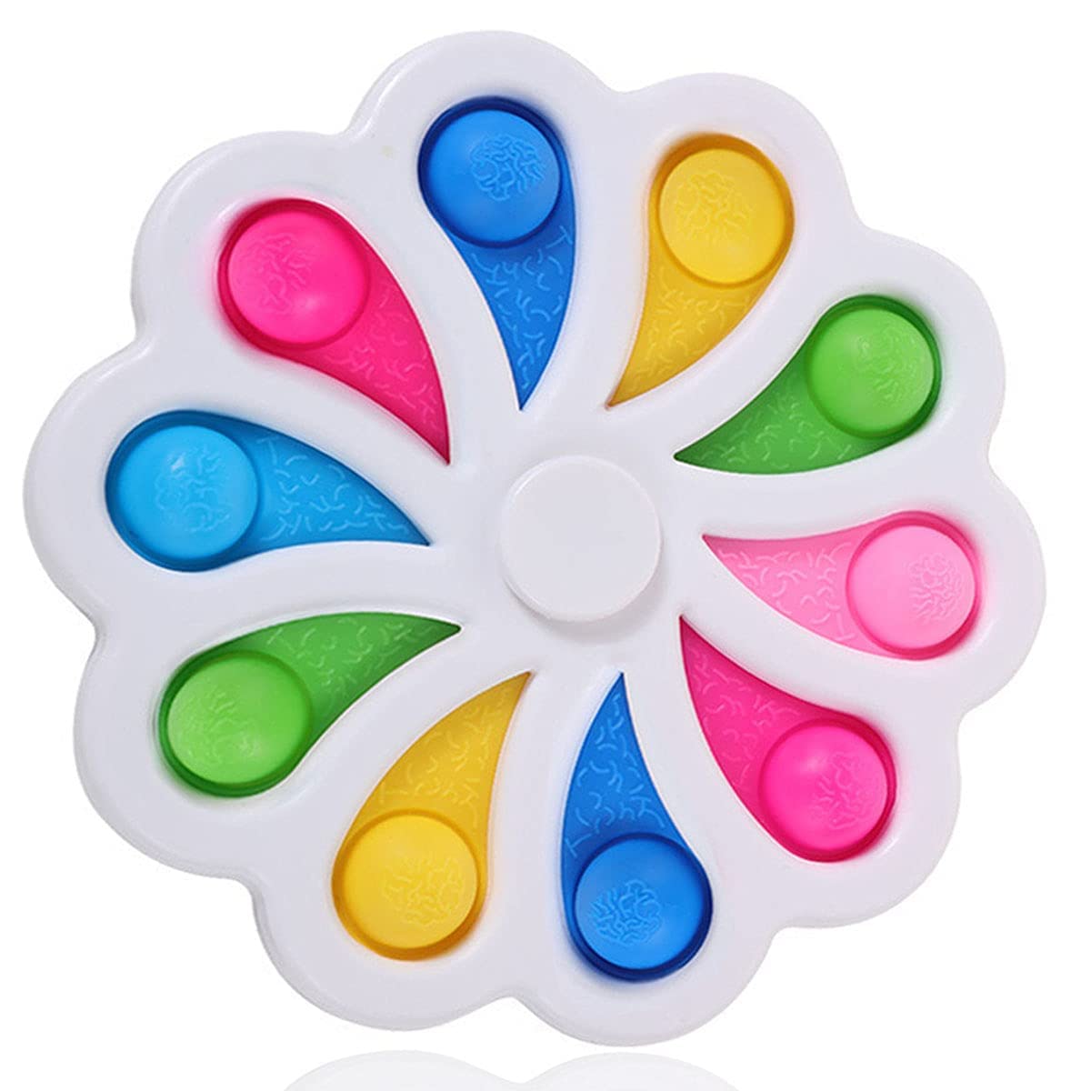 EEER Fidget Toy - Rotating Flower Bubble Sensory Toy for Kids & Adults | Stress Relief & Anxiety Relief | Birthday Gifts, Classroom Rewards, Office Desk Toys (Pack of 1) | Perfect for ADHD, Autism, Focus & Relaxation