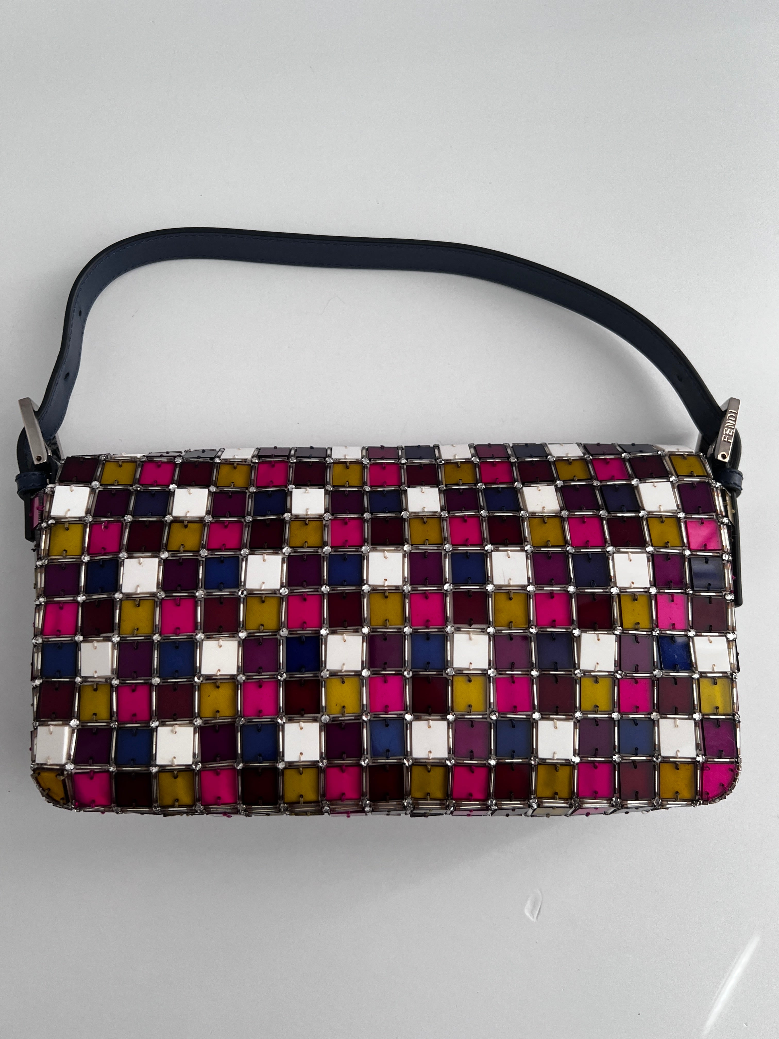 Fendi Mosaic Baguette Bag - Luxury Designer Crossbody Handbag for Women | Perfect for Parties, Date Nights & Special Occasions