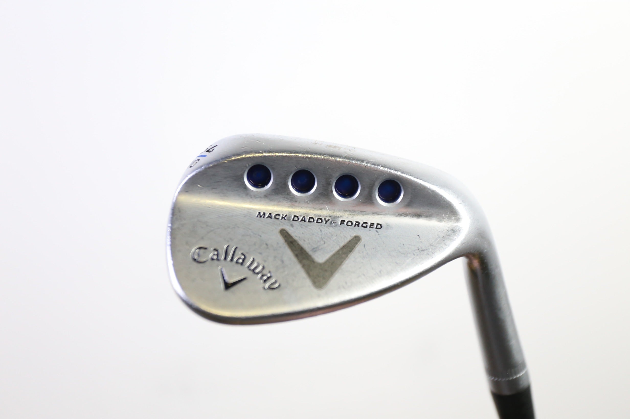 Used Callaway Mack Daddy Forged Satin Chrome Sand Wedge 54° Stiff Flex Right Hand Golf Club - Perfect for Bunker Shots & Short Game Precision