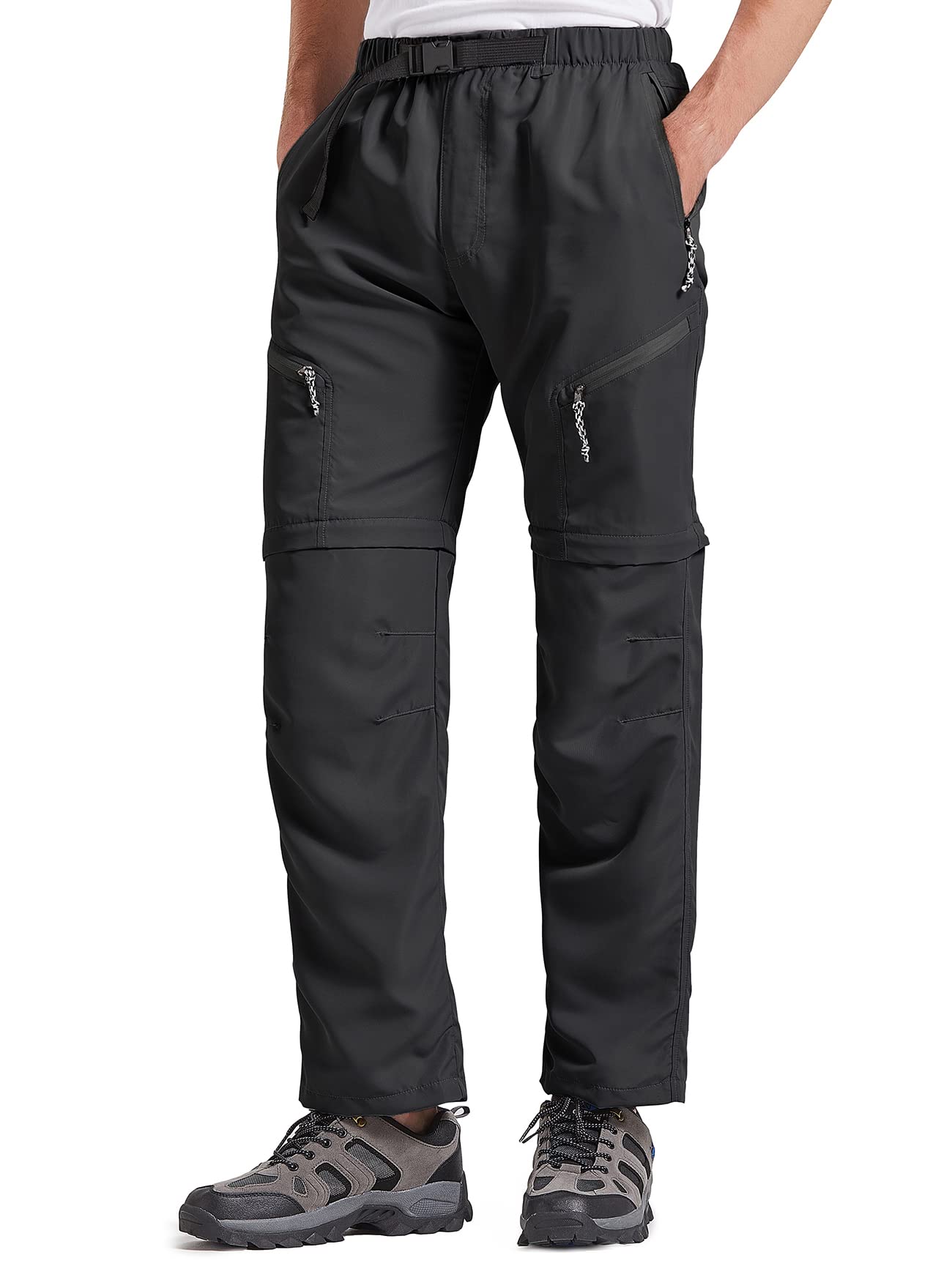 Men's Convertible Hiking Pants - Quick Dry Lightweight Outdoor Cargo Pants for Hiking, Fishing & Tactical Sports | Perfect for Adventure Travel & Outdoor Activities