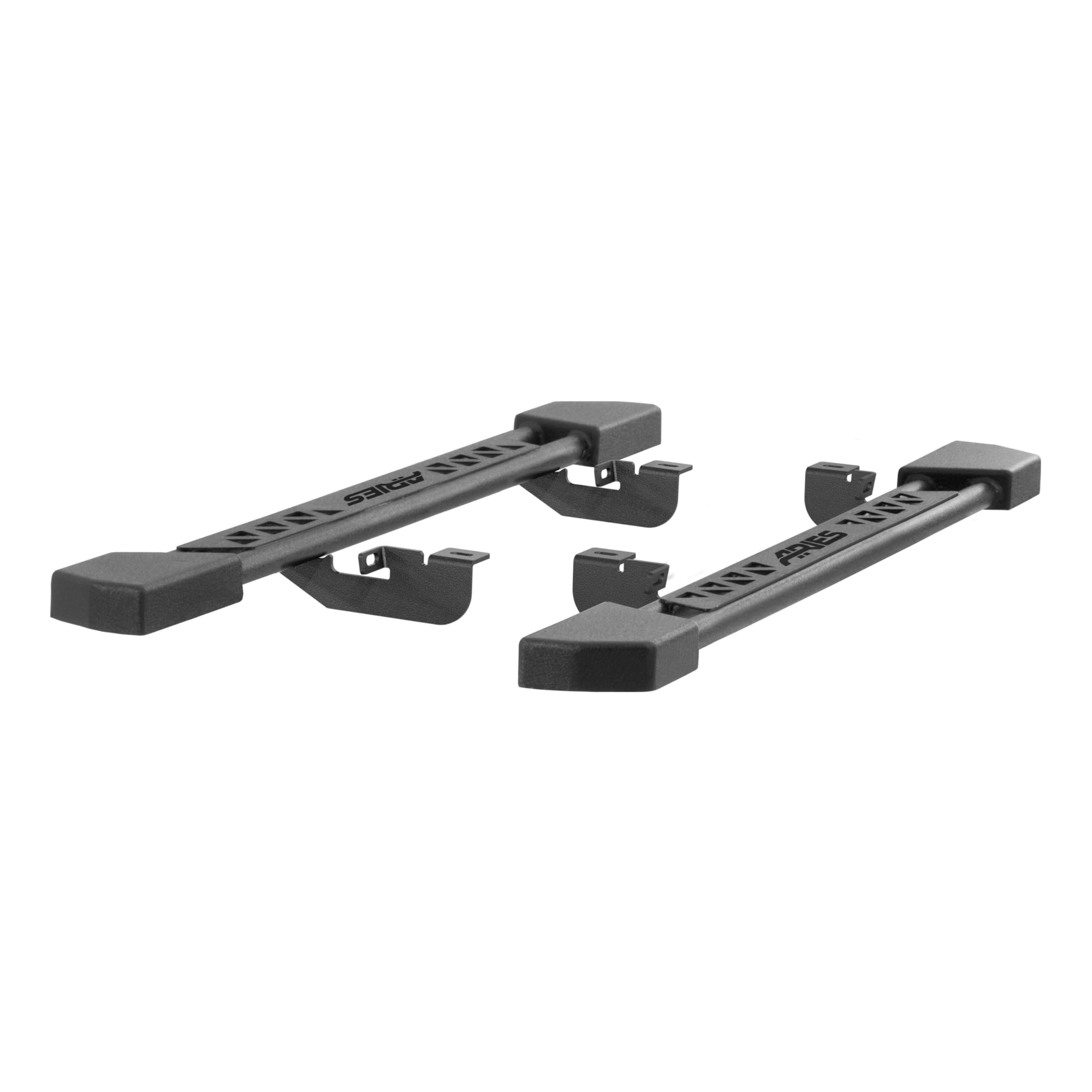 ARIES 2074100 Black Steel Rocker Step Guard Running Boards for Jeep Wrangler JK - Heavy Duty Side Steps for Easy Entry & Off-Road Protection