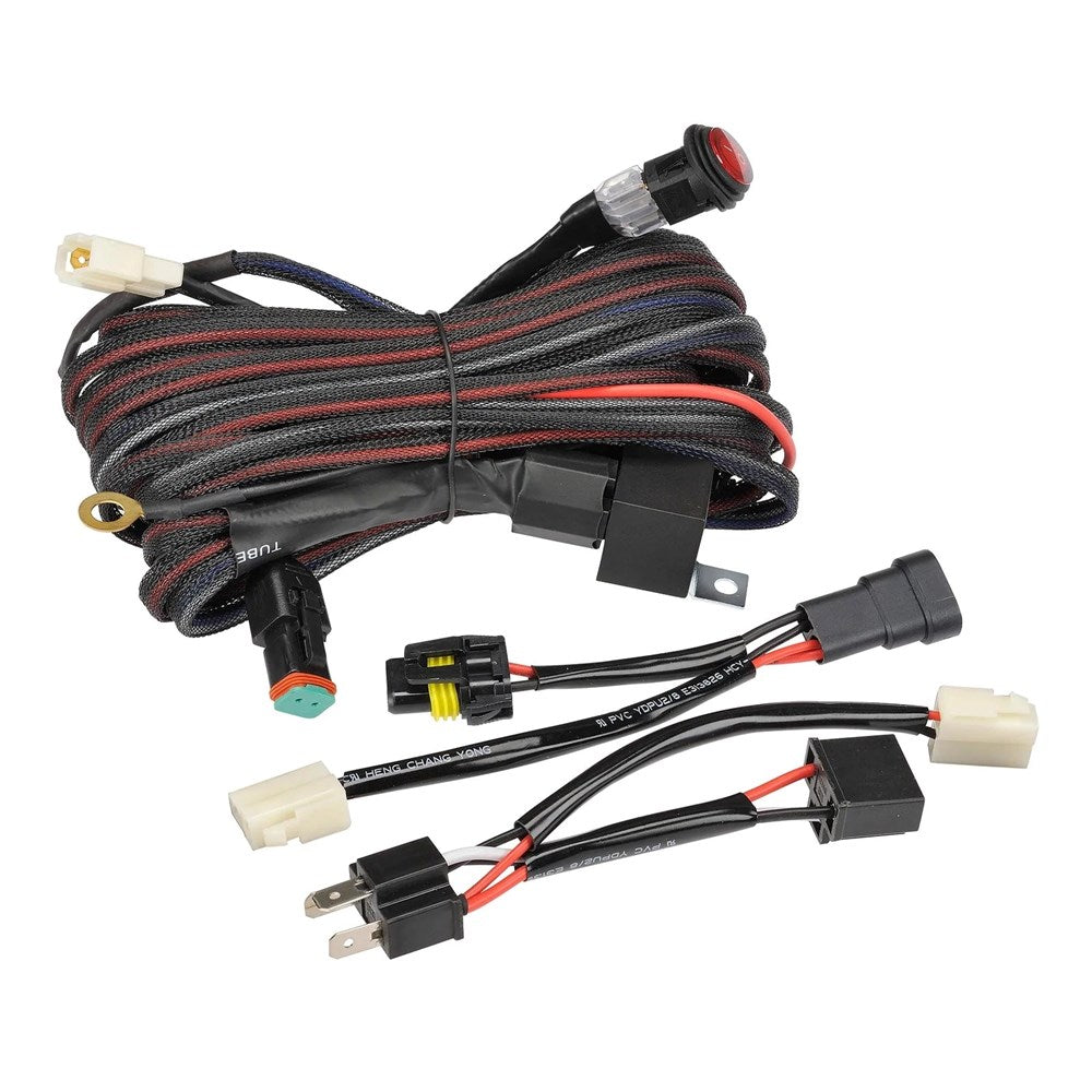 Big Red Plug and Play Wiring Harness - Universal Car Audio Stereo Installation Kit for Easy DIY Setup | Perfect for Home, Garage, and Professional Auto Shops