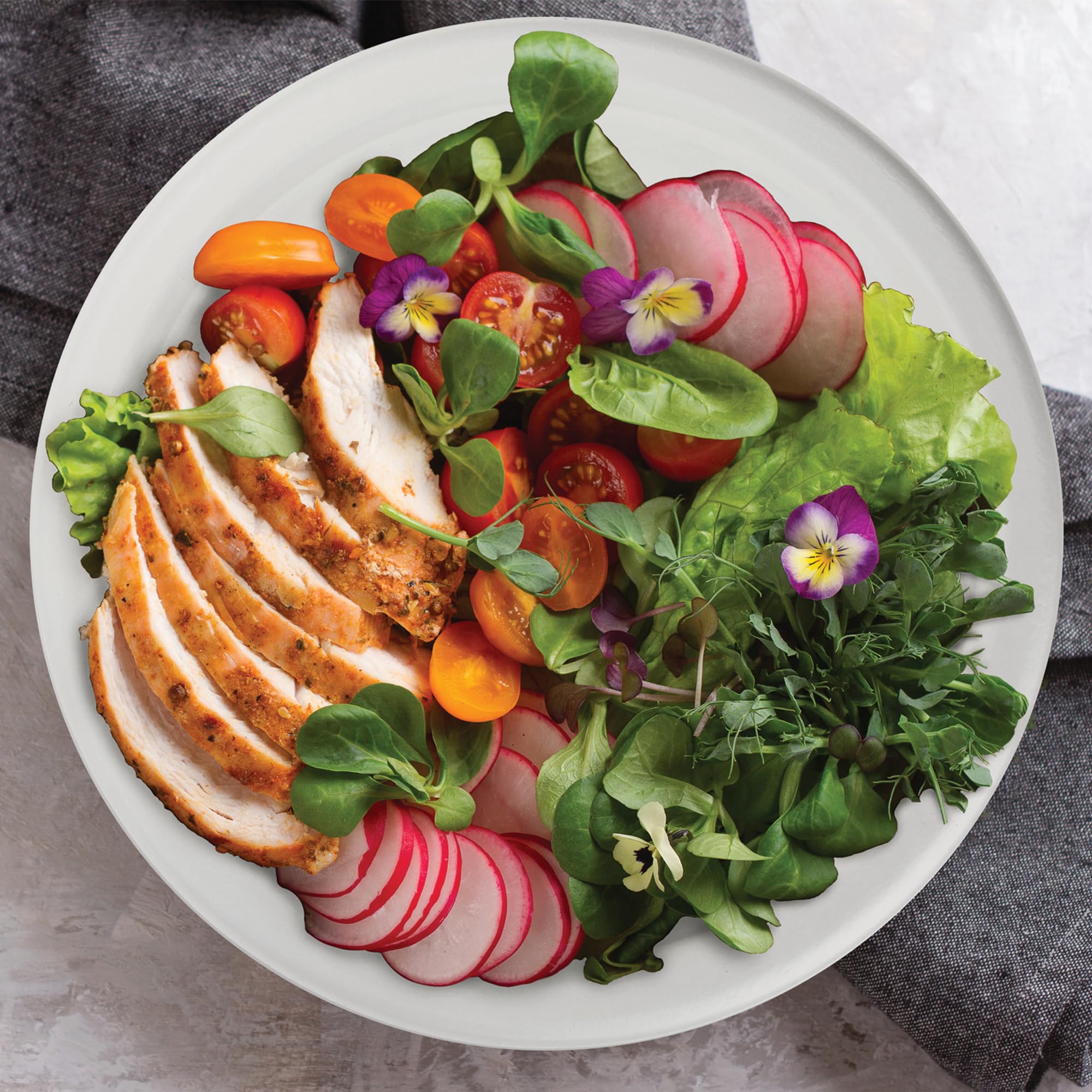 Nicole Home Collection 100% Compostable Heavy Duty 10-Inch Disposable Paper Plates - 600 Count | Eco-Friendly Biodegradable Bagasse Made from Natural Sugarcane Fiber | Perfect for Parties, Picnics, BBQs & Sustainable Dining