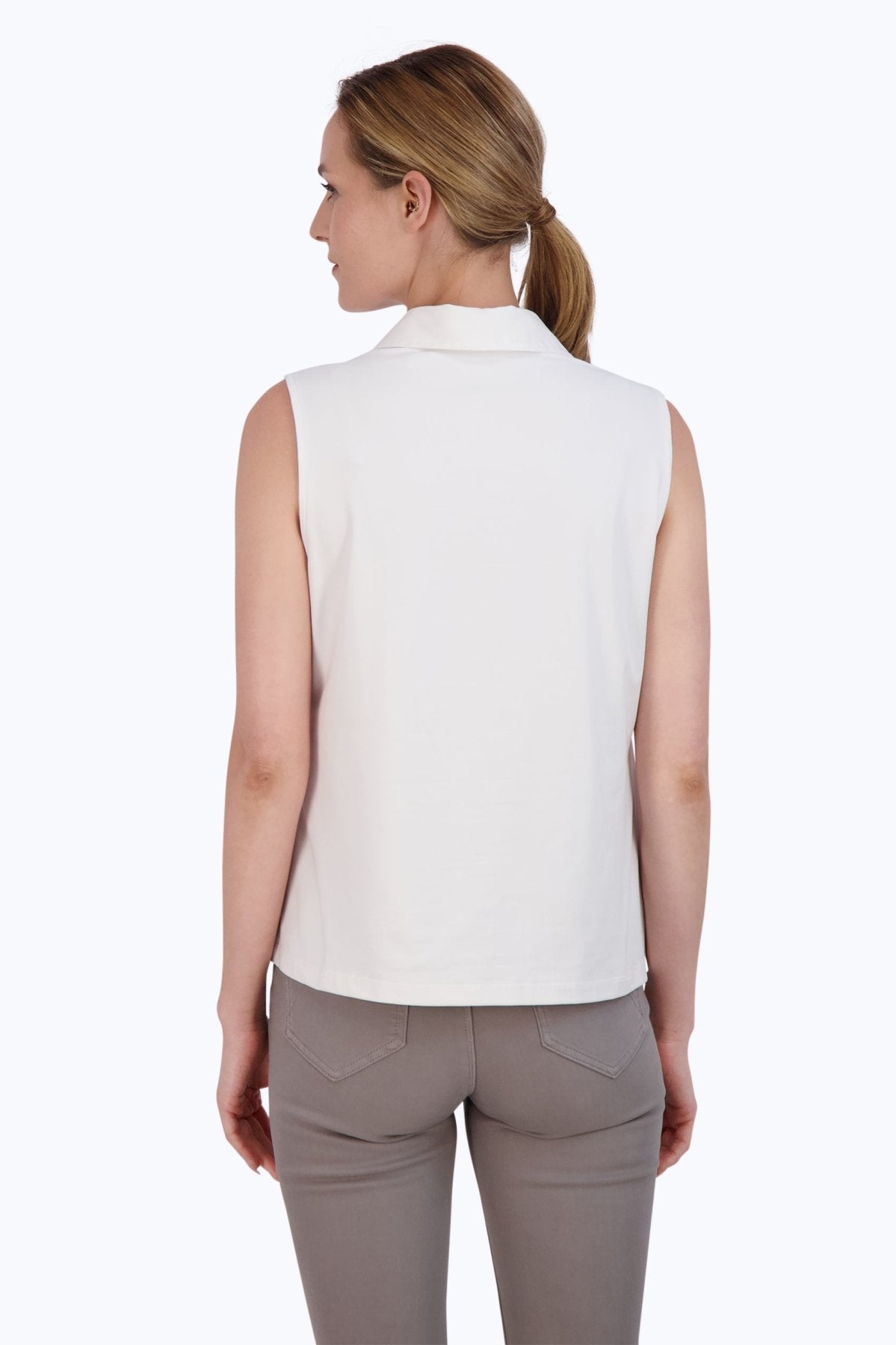 Ricki Knit Woven Sleeveless Layering Tank Top for Women - Lightweight Summer Layering Piece for Casual Outfits and Beach Cover-Ups