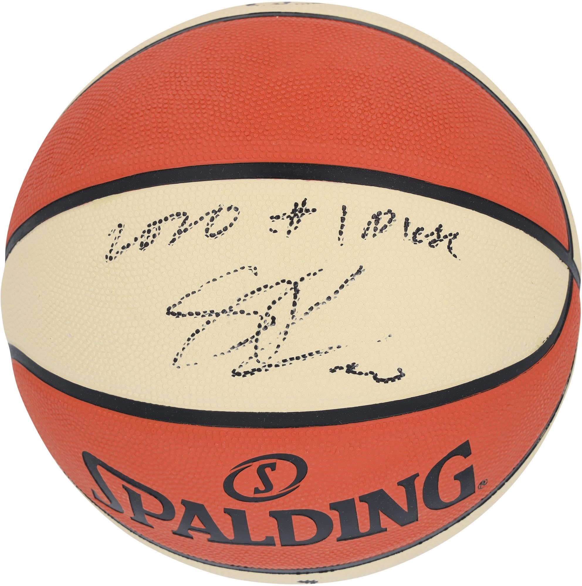 Sabrina Ionescu Autographed WNBA Game Basketball - New York Liberty Signed Spalding Official Ball with 