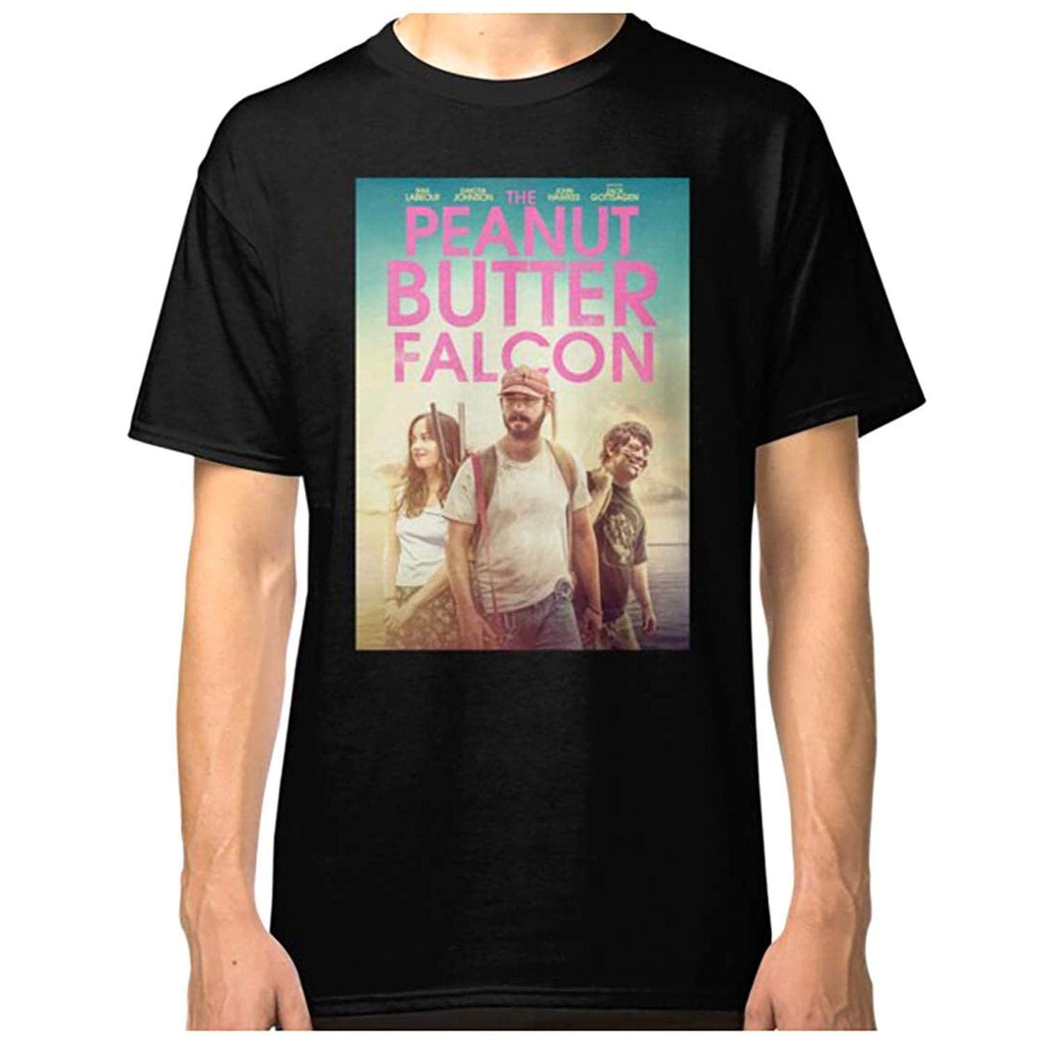 Men's Peanut Butter Falcon Graphic T-Shirt - Soft Cotton Movie Fan Tee for Casual Wear & Falconry Enthusiasts