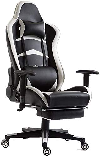 Ergonomic Office Computer Chair with Adjustable Height - Premium Leather Executive Chair for Conference, Study & Work - Breathable Mesh Back for Comfort - Perfect for Home Office, Gaming & Workspaces