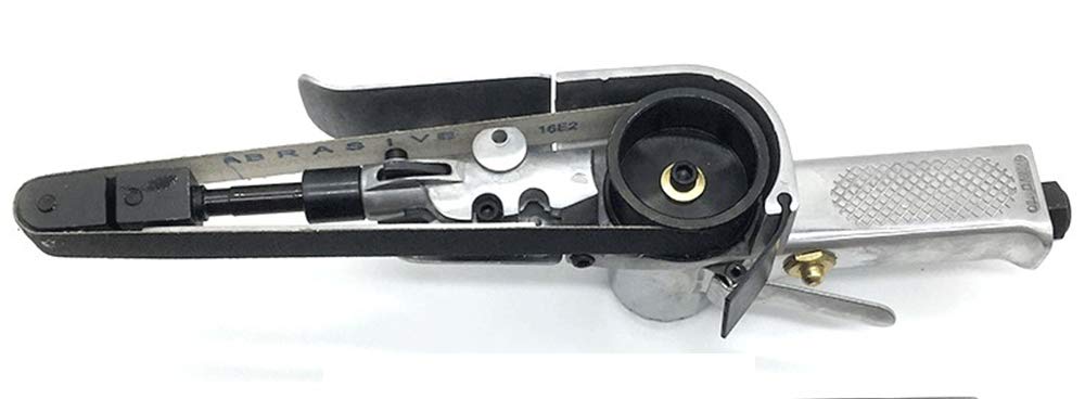 Huanyu 520x20mm Pneumatic Belt Sander - 16000RPM Air Powered Grinding & Polishing Machine with 360° Rotation for Woodworking, Furniture, Metal & DIY Projects - Professional Sanding Tool for Smooth Finishing & Surface Preparation