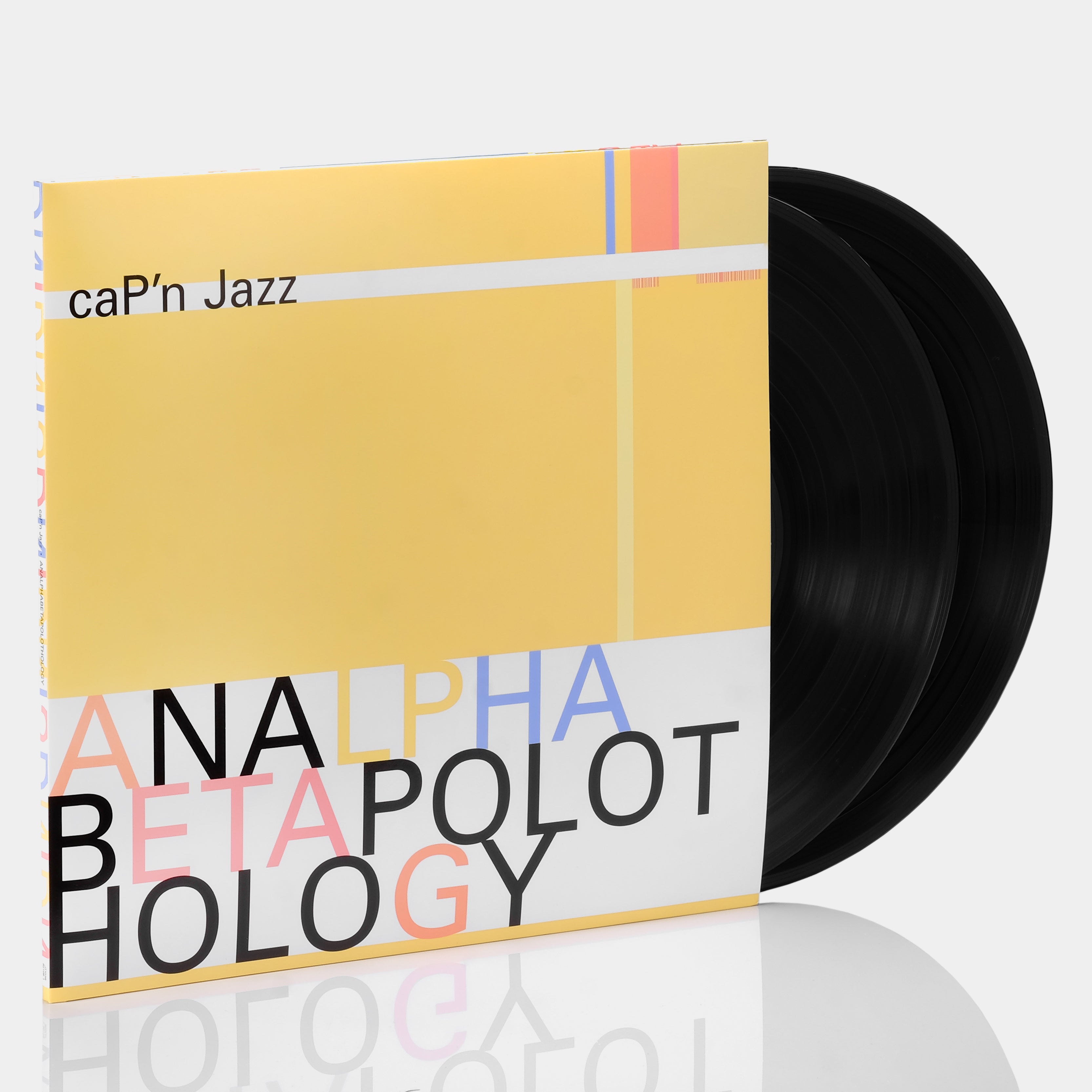 Cap'n Jazz Analphabetapolothology 2xLP Vinyl Record - Limited Edition Emo Punk Music for Collectors & Music Lovers - Perfect for Home Listening, Gifts & Vinyl Collections