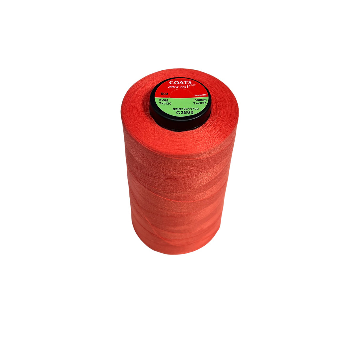 Eco-Friendly Astra EcoVerde 120 Recycled Polyester Thread - 5000m Cones for Sewing, Quilting & Crafting | Sustainable Sewing Supplies for Eco-Conscious Makers
