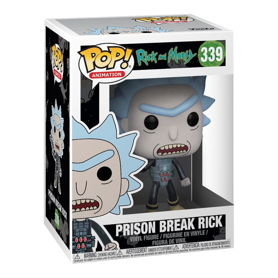 Rick and Morty: Prison Break Rick T-Shirt - Funny Cartoon Graphic Tee for Fans - Perfect for Cosplay, Gifts, and Casual Wear