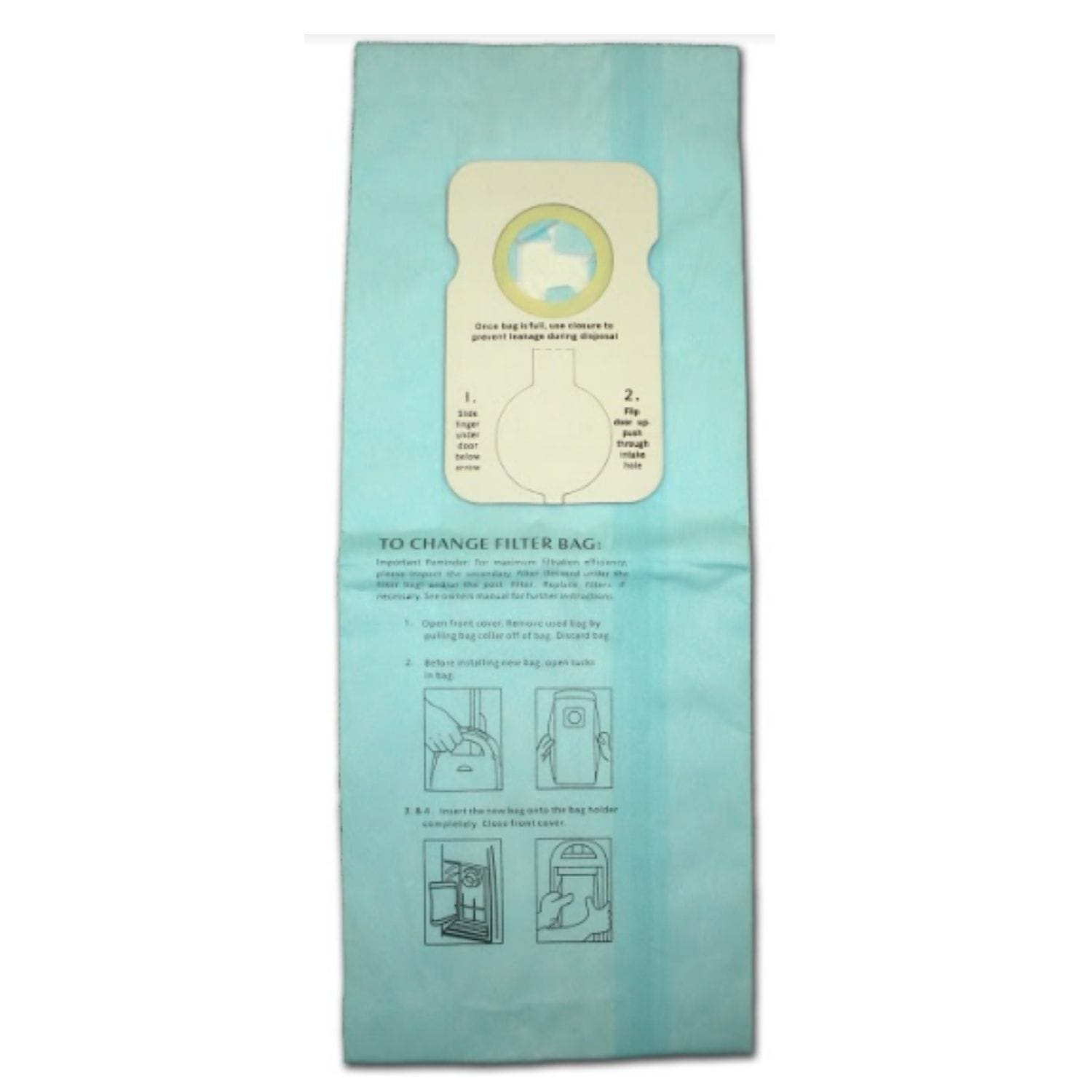 Simplicity & Riccar Vacuum Bags Type B - 12 Pack | Premium Dust Bags for Upright Vacuums | Perfect for Pet Hair, Allergies & Deep Cleaning