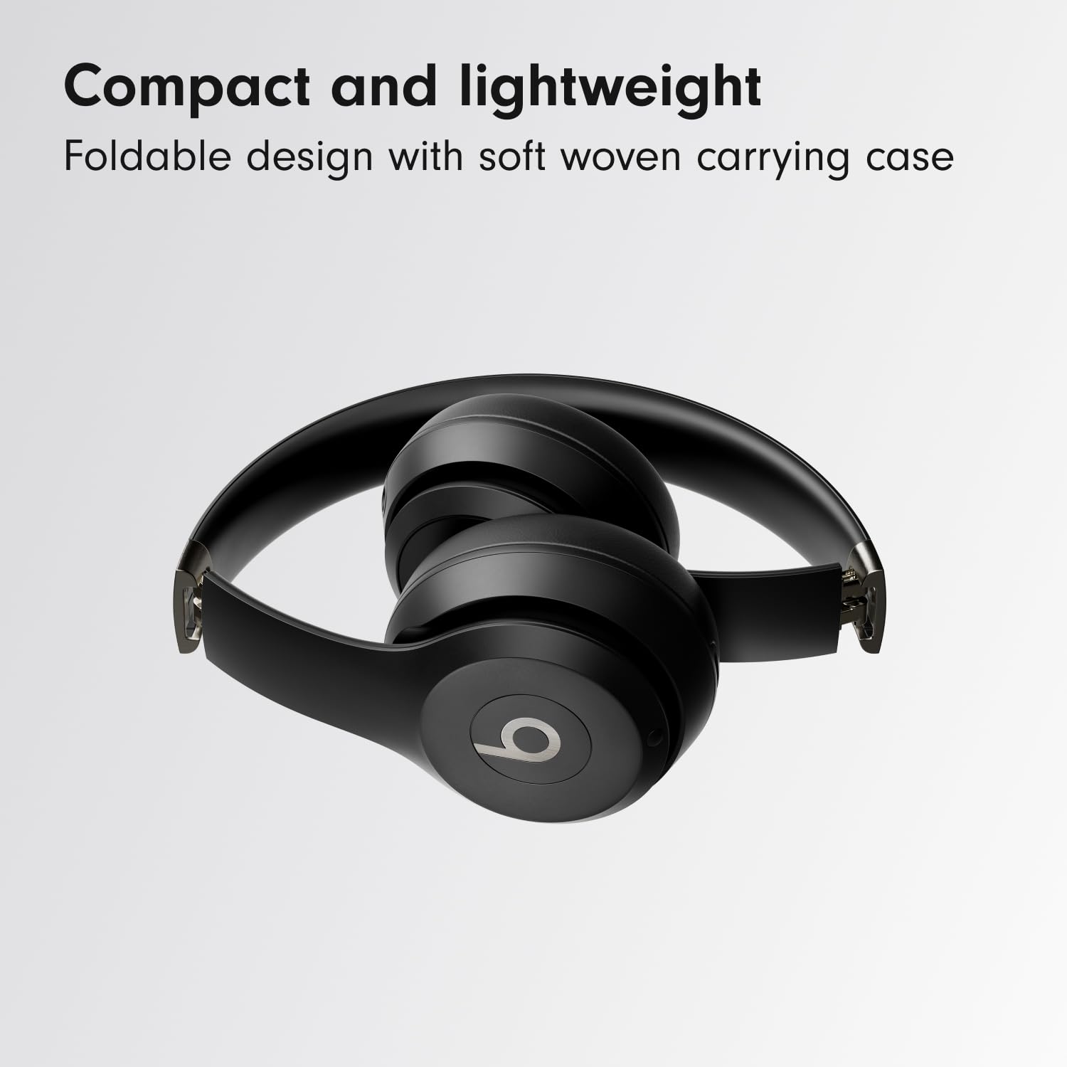 Beats Solo 4 Wireless Bluetooth On-Ear Headphones - 50H Battery, Apple & Android Compatible, Noise Isolation - Matte Black for Workout, Travel & Music Lovers