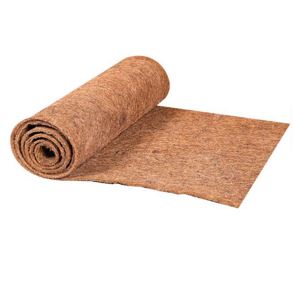 Premium Reptile Carpet Mat - Natural Coconut Fiber Terrarium Liner for Tortoise, Lizards & Snakes - Non-Slip Climbing & Basking Mat - Ideal for Reptile Tanks, Habitats & Pet Enclosures - Perfect for Climbing, Resting & Nesting