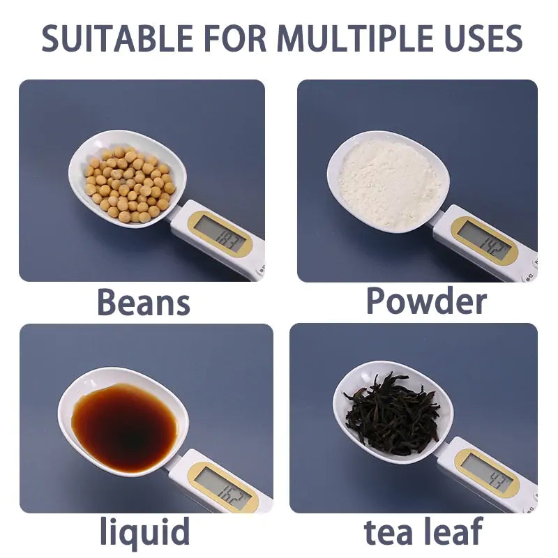 Precision Weight Measuring Spoon Set - Accurate Kitchen Scale Spoon for Baking, Cooking & Coffee - Perfect for Measuring Flour, Sugar, Spices & Protein Powder
