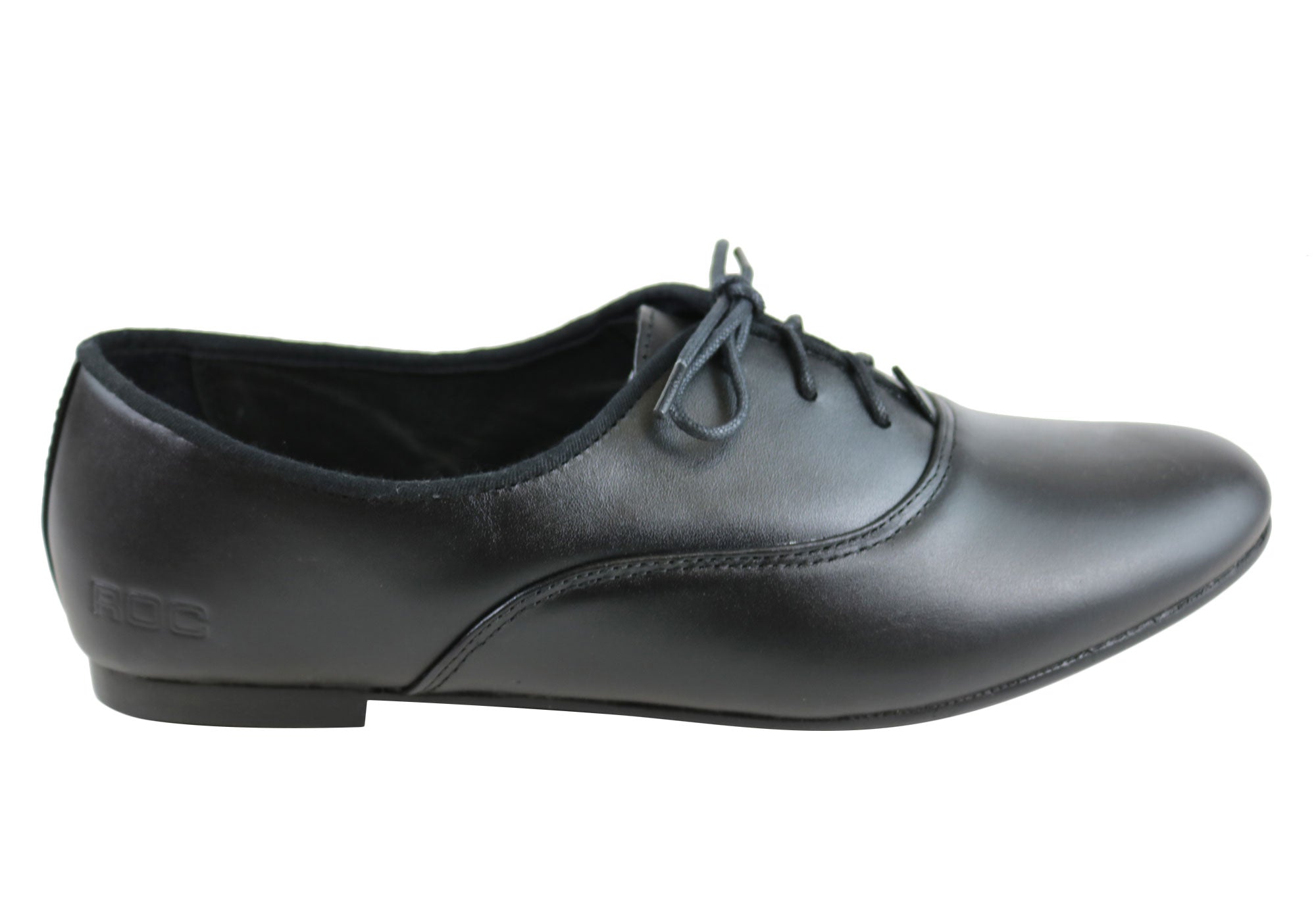 Roc Fanfare Senior Women's & Older Girls' Leather School Shoes - Comfortable & Stylish for Class, Work & Daily Wear