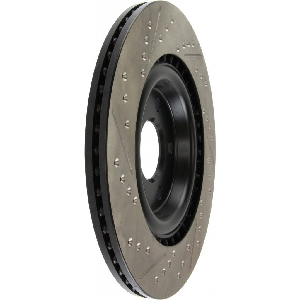 StopTech Slotted & Drilled Sport Brake Rotor for Audi S4 2010-2019 | 127.33137L | High-Performance Braking for Track & Street Racing