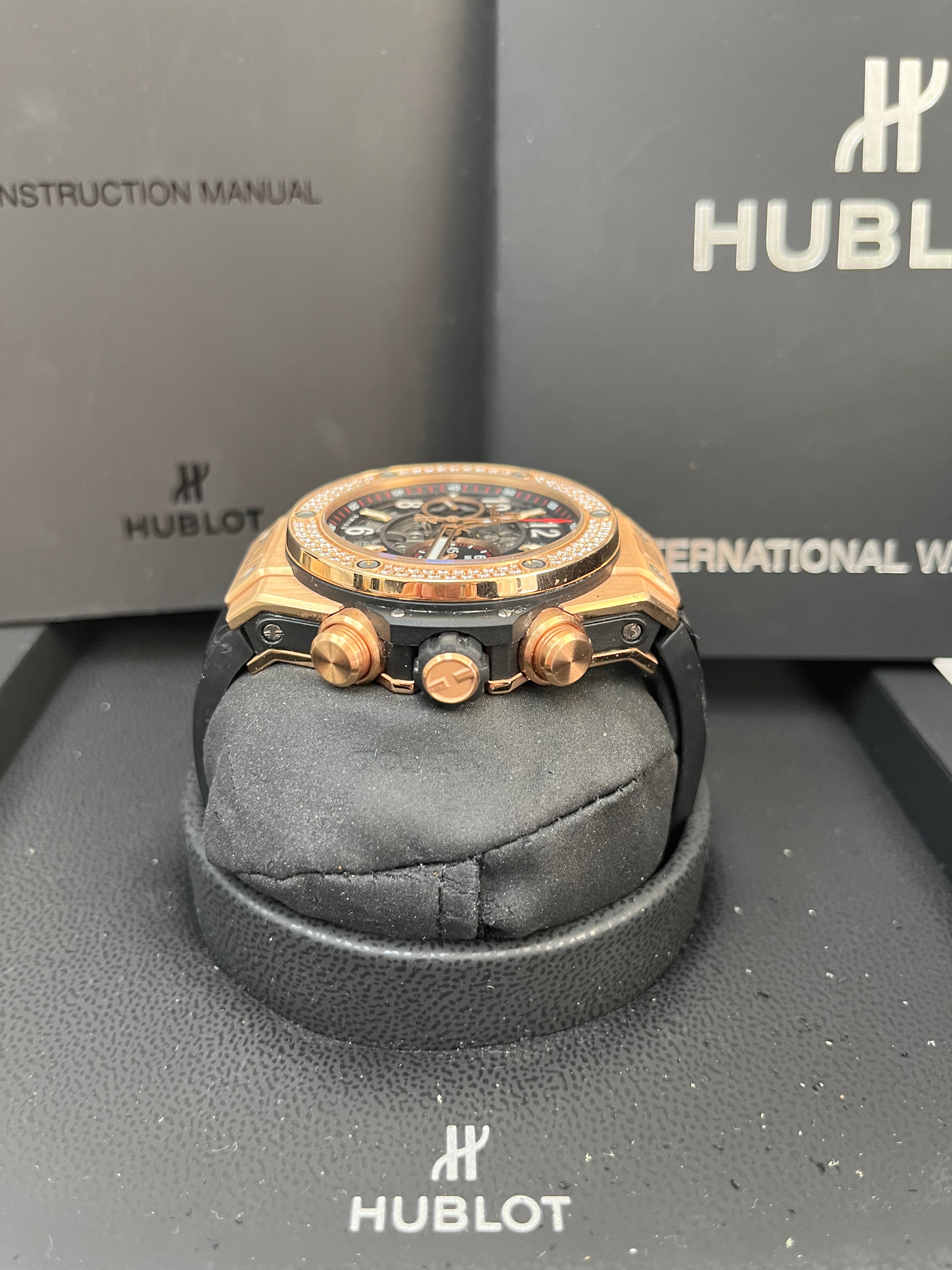 Hublot Big Bang Unico 45mm King Gold Men's Automatic Watch with Silver Dial - Ref 411.OX.1180.RX.1104 | Luxury Swiss Timepiece for Business, Gala & Special Occasions