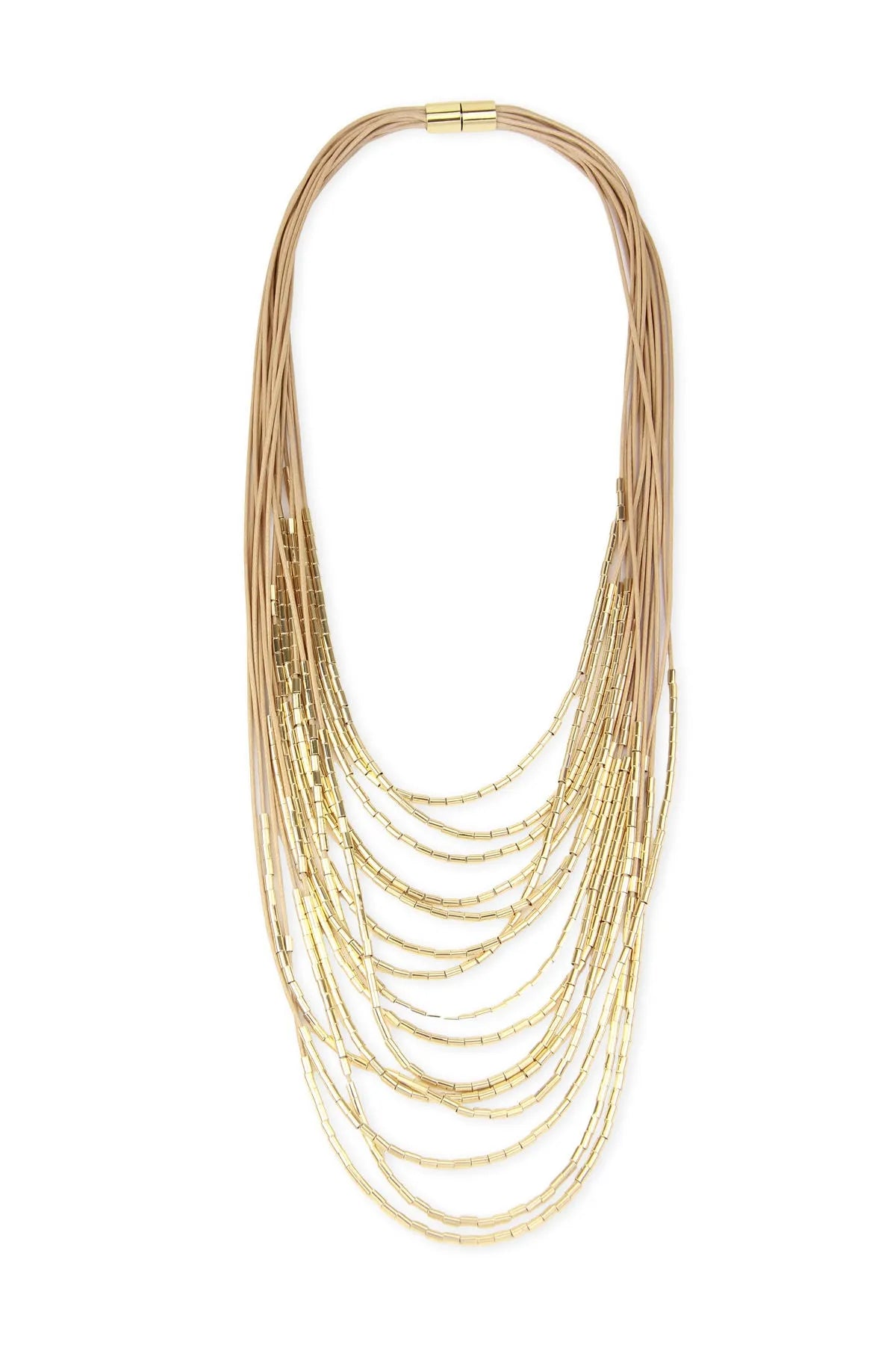 Elegant Multi Strand Layered Long Necklace for Women - Perfect for Parties, Weddings & Everyday Wear