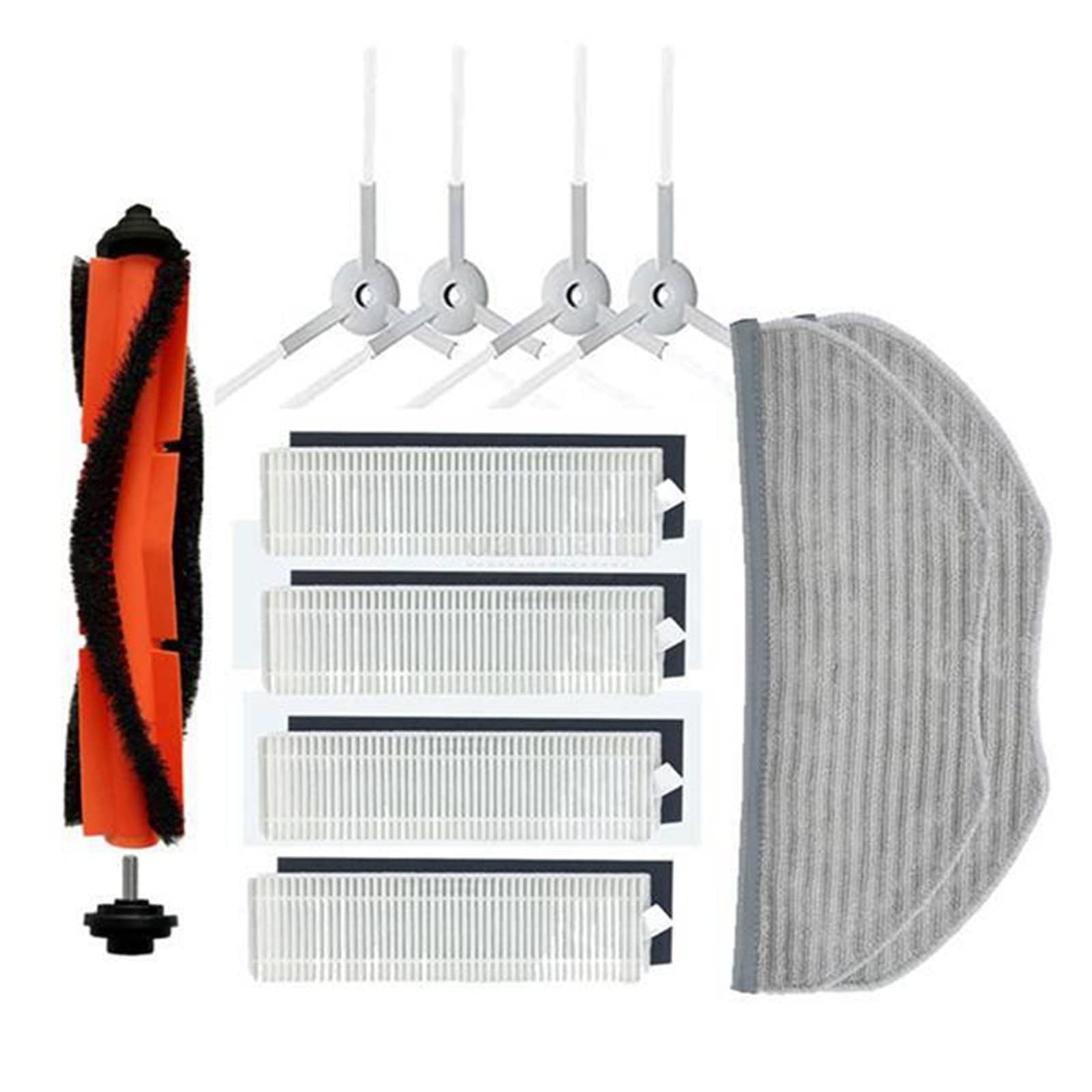 Mijia G1 Robot Vacuum Cleaner Replacement Parts - Roller Brush, Side Brush & HEPA Filter Kit - Compatible with Xiaomi Mijia G1 Robotic Vacuum - Perfect for Hardwood Floors, Carpets & Pet Hair Cleaning