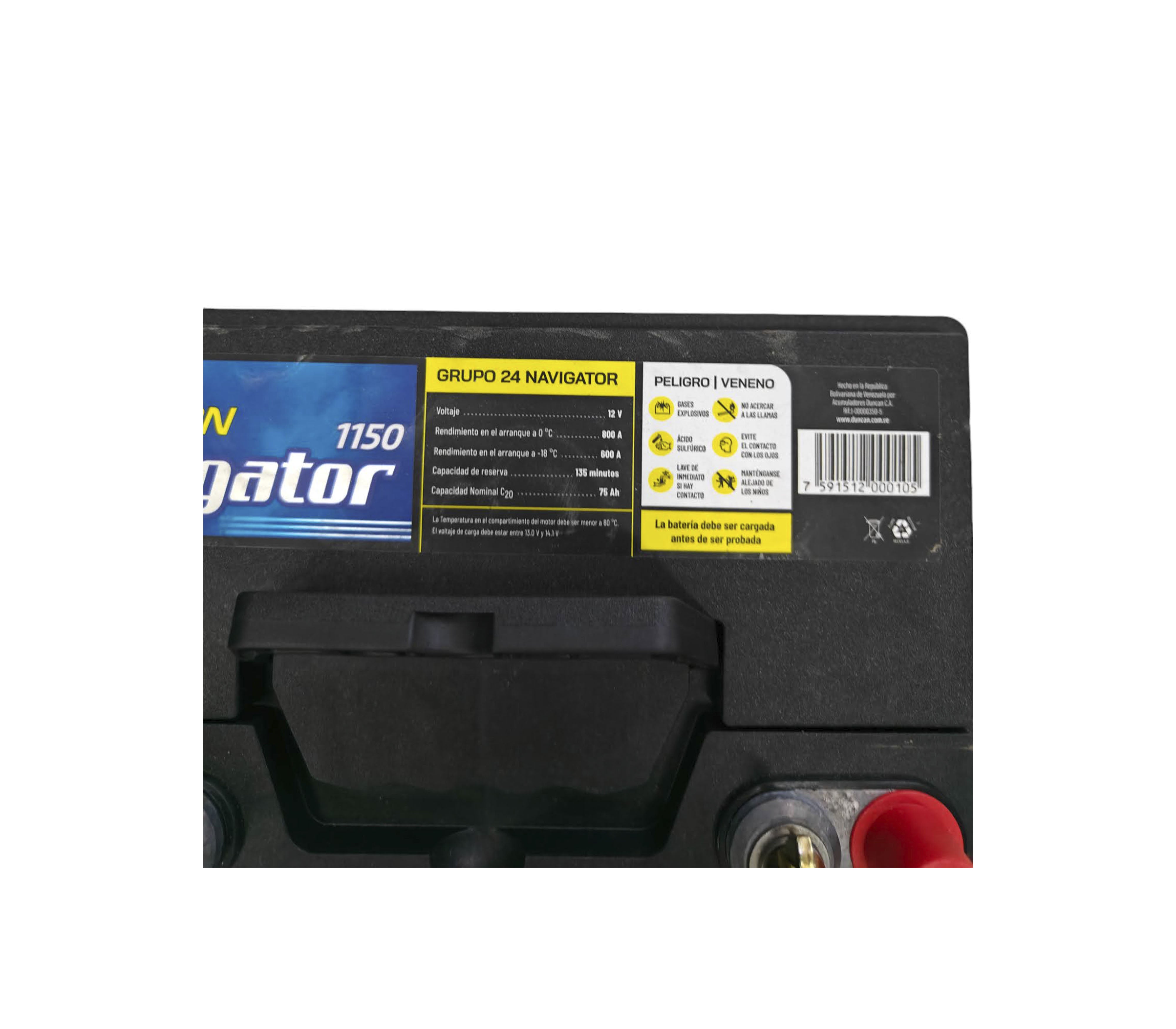 Navigator 24 NAV1150 DCP Duncan Marine Boat Battery - High-Performance Deep Cycle Battery for Boats, Yachts & Watercraft - Perfect for Fishing, Cruising & Watersports