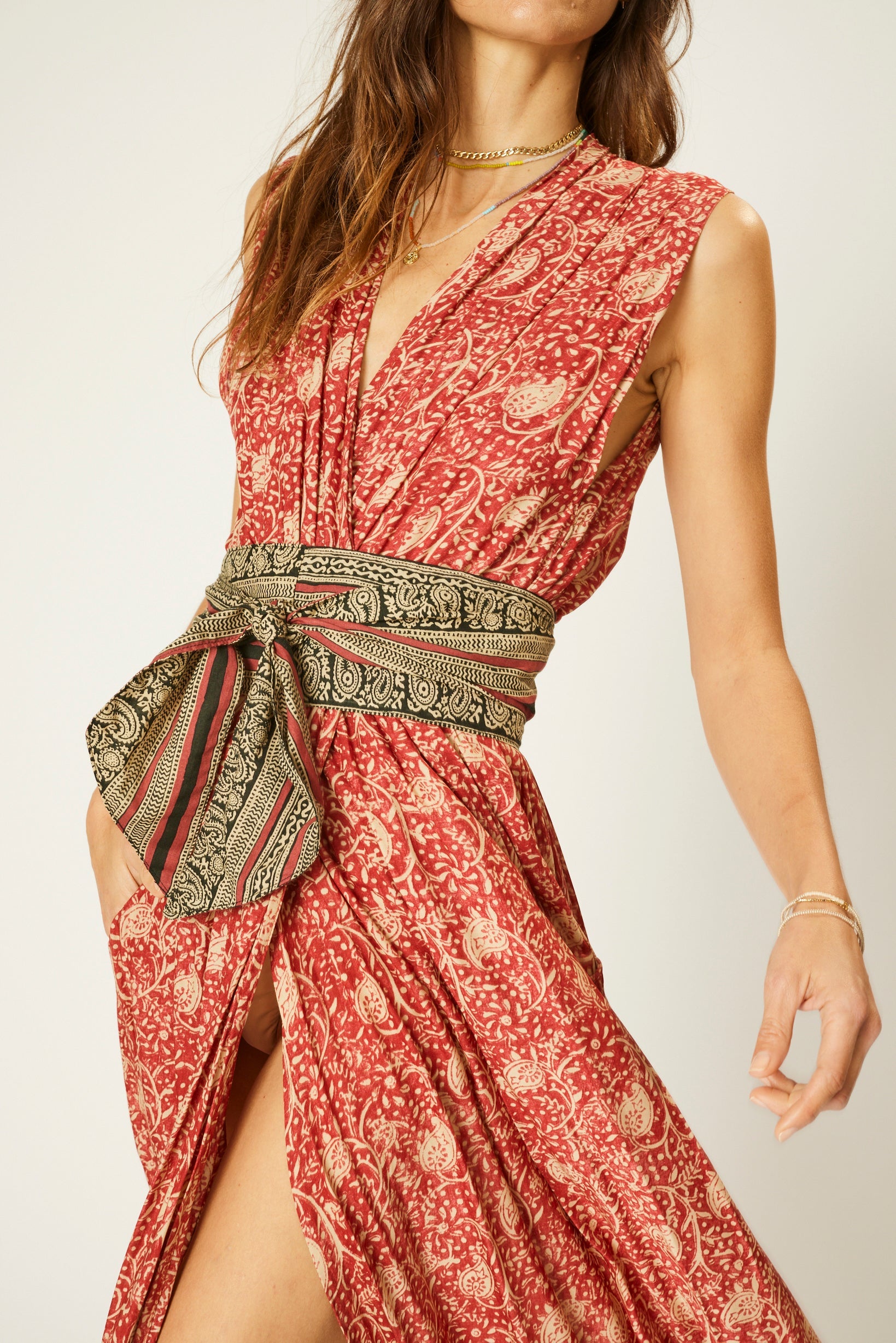 NICO Women's Sleeveless Summer Dress - Flowy Casual Sundress for Beach, Vacation & Everyday Wear