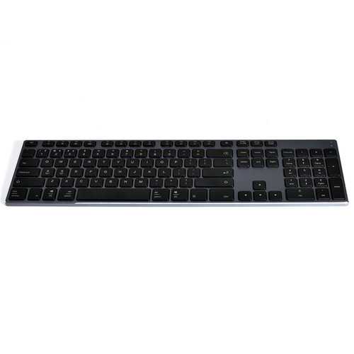 AJazz AK3.3 105-Key Bluetooth Wireless Keyboard - Ultra Thin All-Metal Design for iPad, Tablet, Smartphone - Perfect for Office Work, Gaming & Travel
