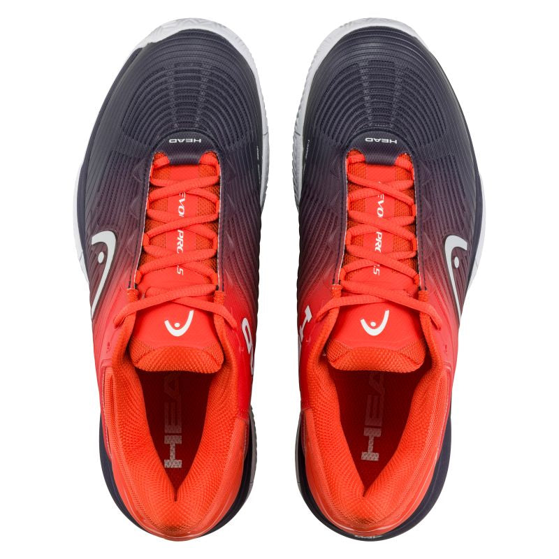 HEAD Revolt Pro 4.5 Clay Tennis Shoes for Men - Lightweight Performance Court Shoes for Clay Courts | Ideal for Competitive Play & Training