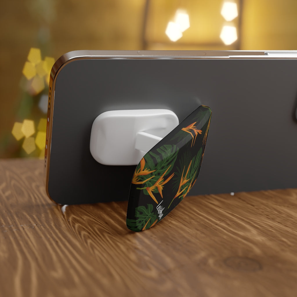 Vintage Paradise Phone Grip - Non-Slip Phone Holder with Adhesive Back for iPhone, Samsung & Smartphones - Perfect for Driving, Travel & Hands-Free Use