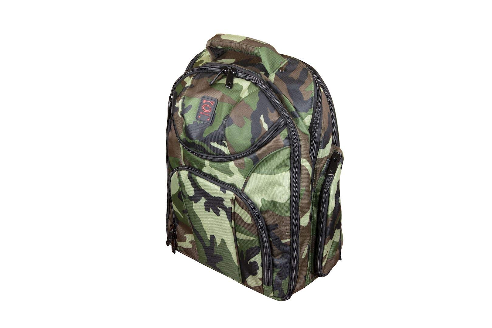 ODYSSEY Backspin 2 Digital Gear Backpack - Green Camouflage Waterproof Golf Bag for Men & Women - Perfect for Golf Courses, Travel & Outdoor Sports
