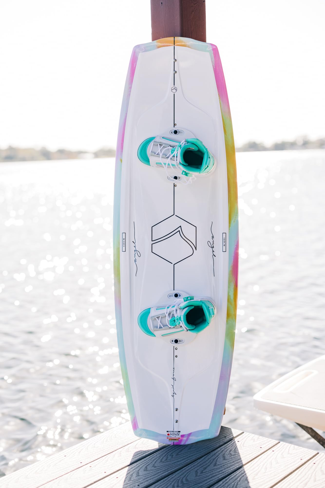 Liquid Force 2025 Women's Angel Wakeboard - Premium Performance Wakeboard for Women - Perfect for Lakes, Oceans & Wake Parks
