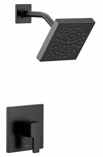 Moen UTS2712EPBL 90 Degree M Core 2 Series Shower Trim - Matte Black Finish | Water-Efficient Eco Performance | Perfect for Modern Bathroom Renovations & Luxury Spa Showers