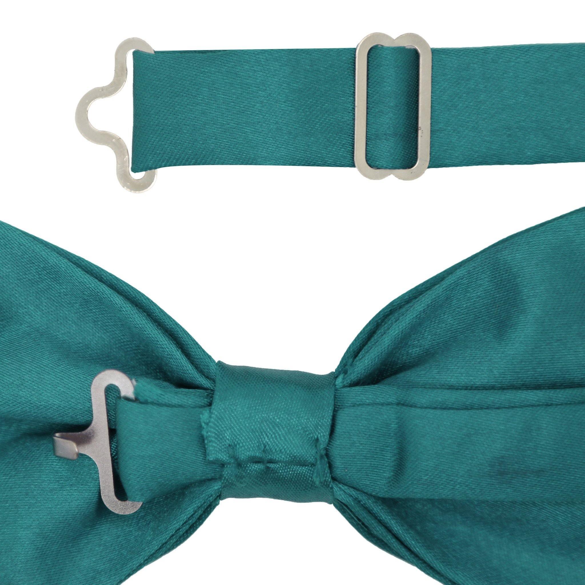 Elegant GIA Indigo Satin Adjustable Bow Tie for Men - Perfect for Weddings, Prom & Formal Events