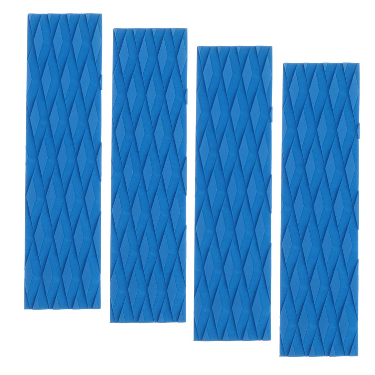 4-Piece Surfboard Traction Pads - Non-Slip EVA Front Deck Grip for Surfboards, Longboards, Shortboards, Funboards, Fish & Skimboards - Perfect for Surfing, Kayaking & Water Sports