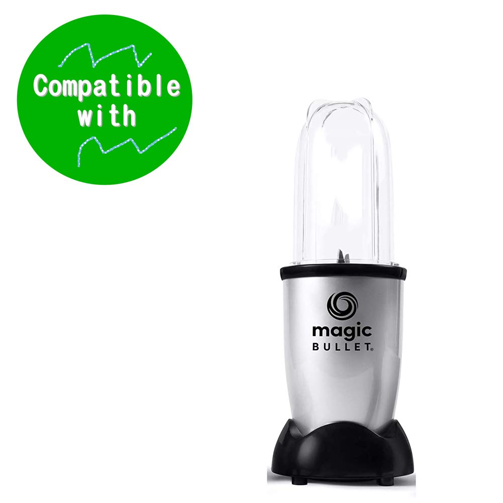 Anbige Replacement Cups for Magic Bullet Blender - Compatible with MB1001 250W Juicer (2 Tall Cups) - Perfect for Smoothies, Shakes & Food Prep