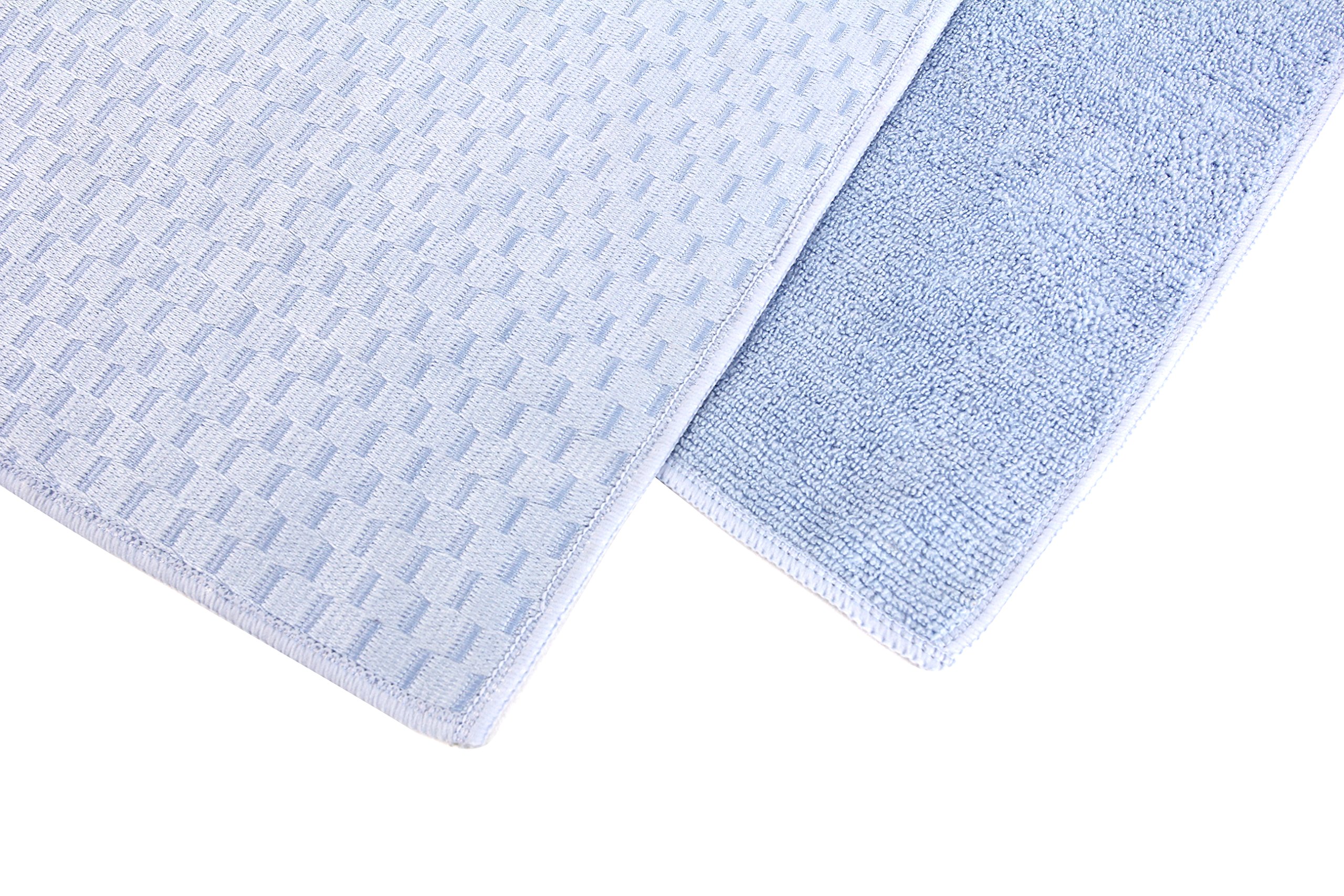 Premium DRI Microfiber Dish Towels Set of 6 - Super Absorbent & Quick Drying Kitchen Towels for Dishes, Countertops & Glass Cleaning (Home & Restaurant Use)