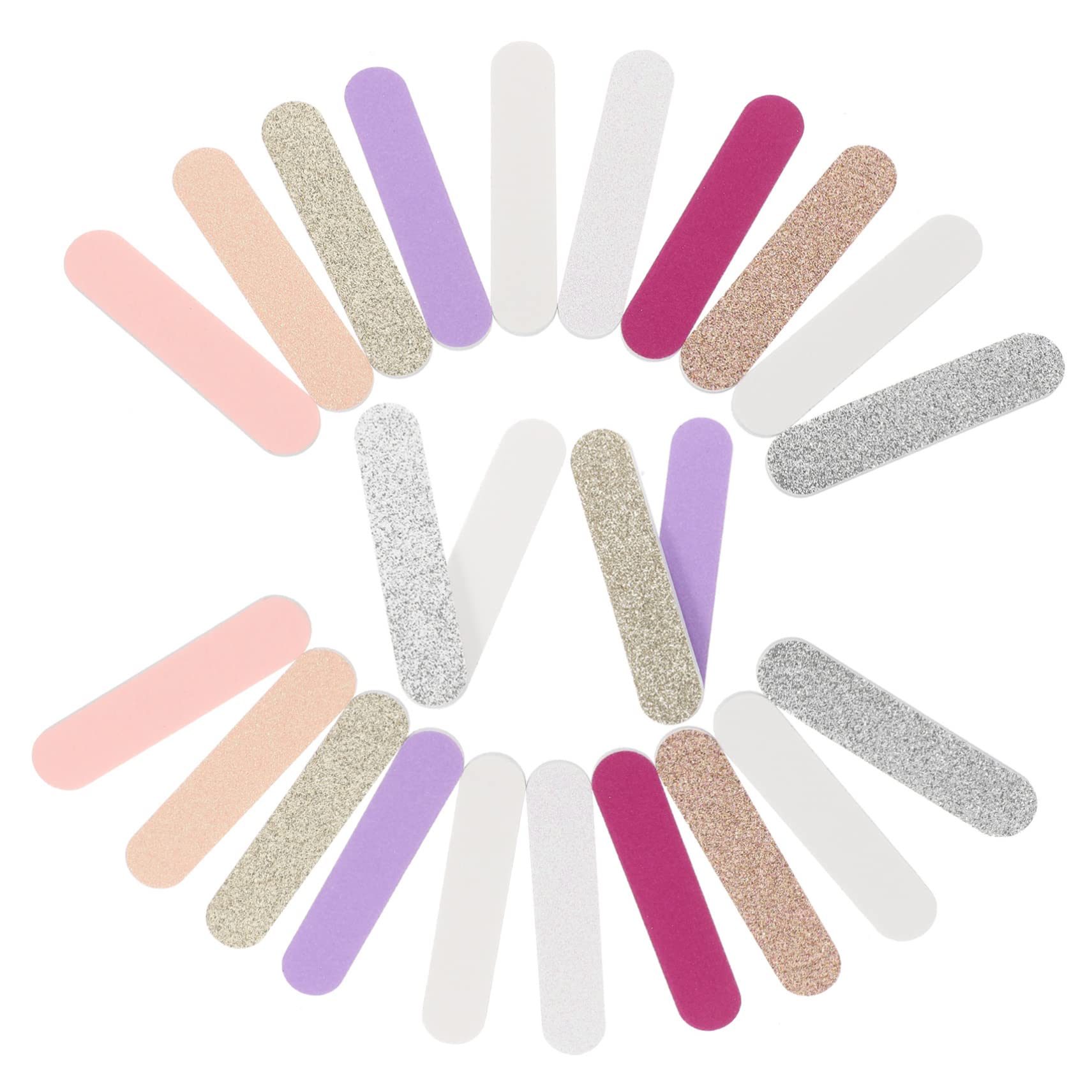 50pcs Professional Onion Nail Files Set - Minkissy Manicure & Pedicure Tools for Nail Buffing, Shaping & Art | Durable Eva Nail Buffers for Salon & Home Use