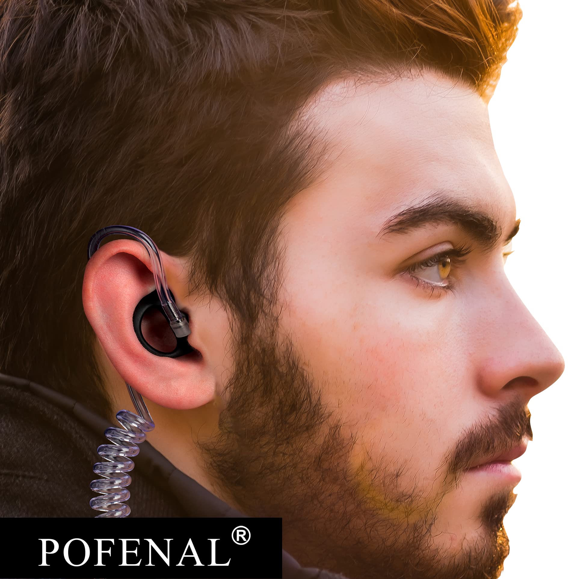 Universal Silicone Soft Earmold Replacement for Baofeng Motorola Kenwood Retevis Midland Two-Way Radios - Noise Isolating Comfortable Ear Tips (Black, Small, 2 Pairs) - Perfect for Construction, Security, and Outdoor Communication