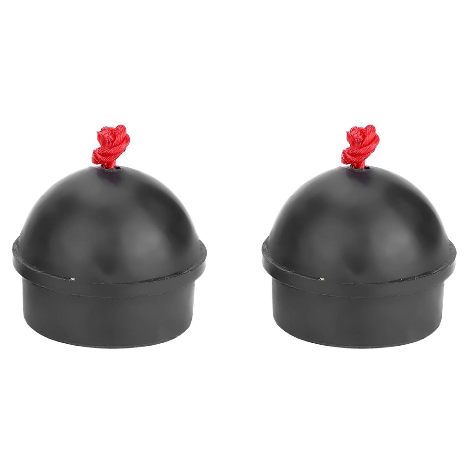EVTSCAN No-Slip Billiard Chalk Holder - 2 Pack with Secure Cord for Pool Cue Tips | Perfect for Snooker, Pool & 8-Ball Games | Durable & Non-Slip Design for Professional & Home Use