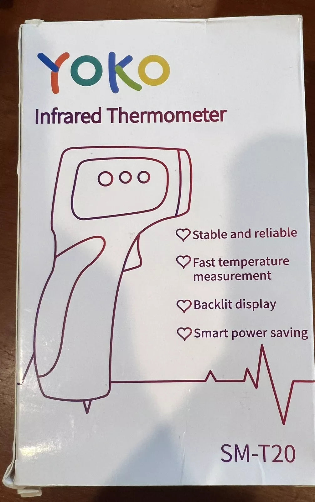 Yoko Baby Infrared Thermometer - Non-Contact Digital Forehead Thermometer for Kids & Adults - Fast Accurate Fever Detection - Perfect for Home, Nursery, Travel & Medical Use