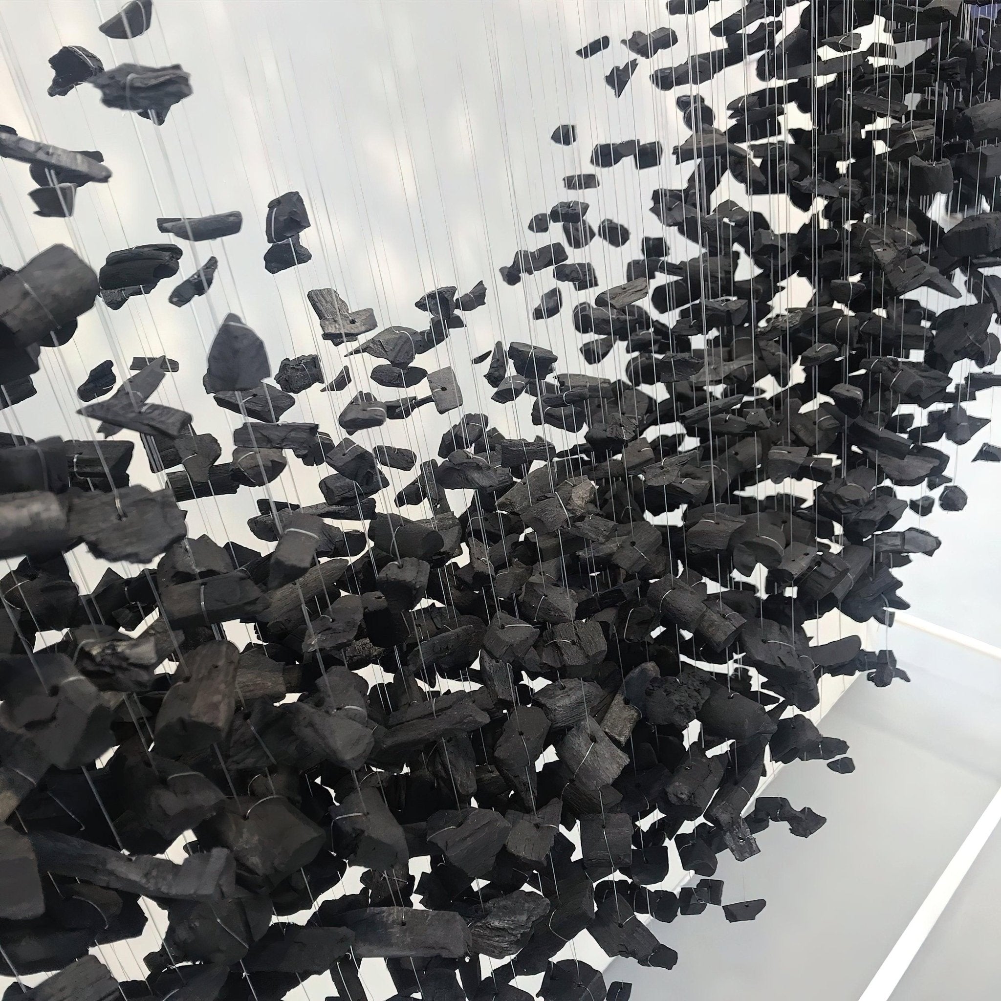 Elegant Black Charcoal Chandeliers - Modern Crystal Ceiling Light Fixtures for Dining Room, Living Room & Bedroom Decor